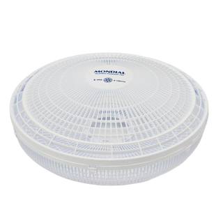 Conjunto de Grade Traseira e Dianteira do Ventilador Mondial VSP-40 na cor Branca 40 cm