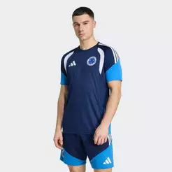 Camisa Cruzeiro Treino Comissão Adidas 2026 Azul Marinho
