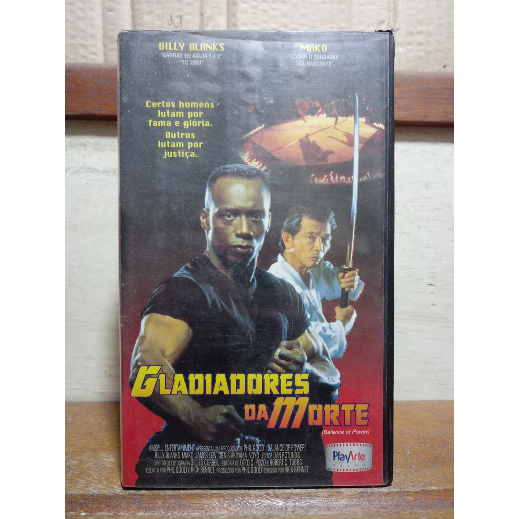 Vhs Gladiadores Da Morte - Billy Blanks - Mako