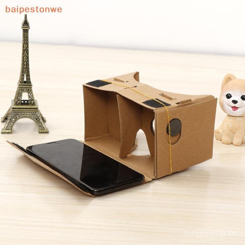 [baipestonwe] Óculos De Realidade Virtual 3D De Papelão De 1 Unidade Para Android Ou Telefone Novo