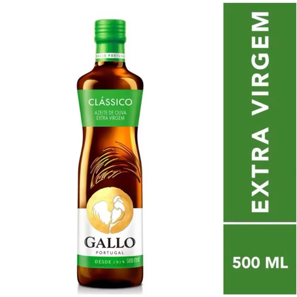 AZEITE OLIVA EXTRA VIRGEM GALLO 500ML em Oferta na Shopee
