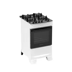 Fogão 4 Bocas Atlas Mônaco Top Glass Mesa de Vidro Bivolt