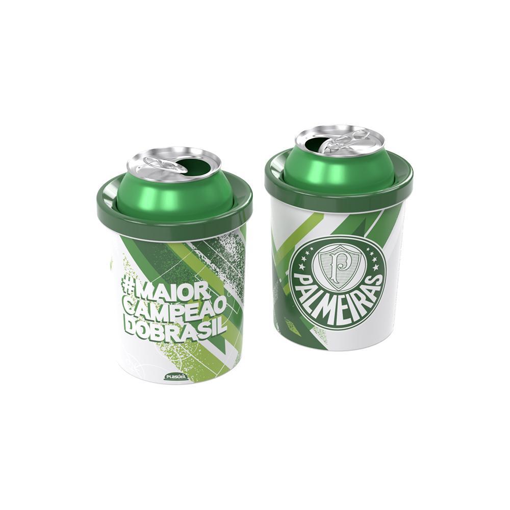 Porta Lata de plastico 350ml Palmeiras - Oficial Plasutil