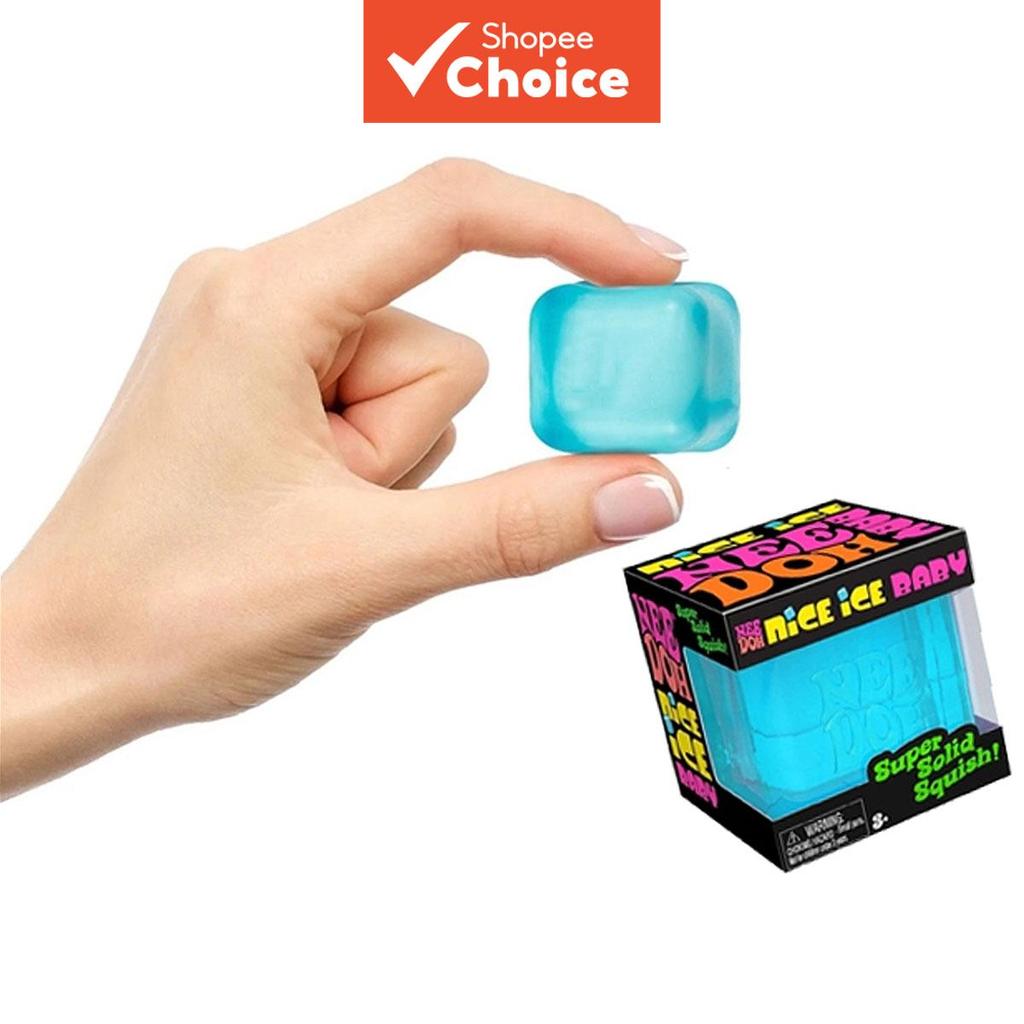 Needoh Ice Cube Baby Fidget Toy Alívio Do Estresse Calmante Brinquedo Mole Sensorial