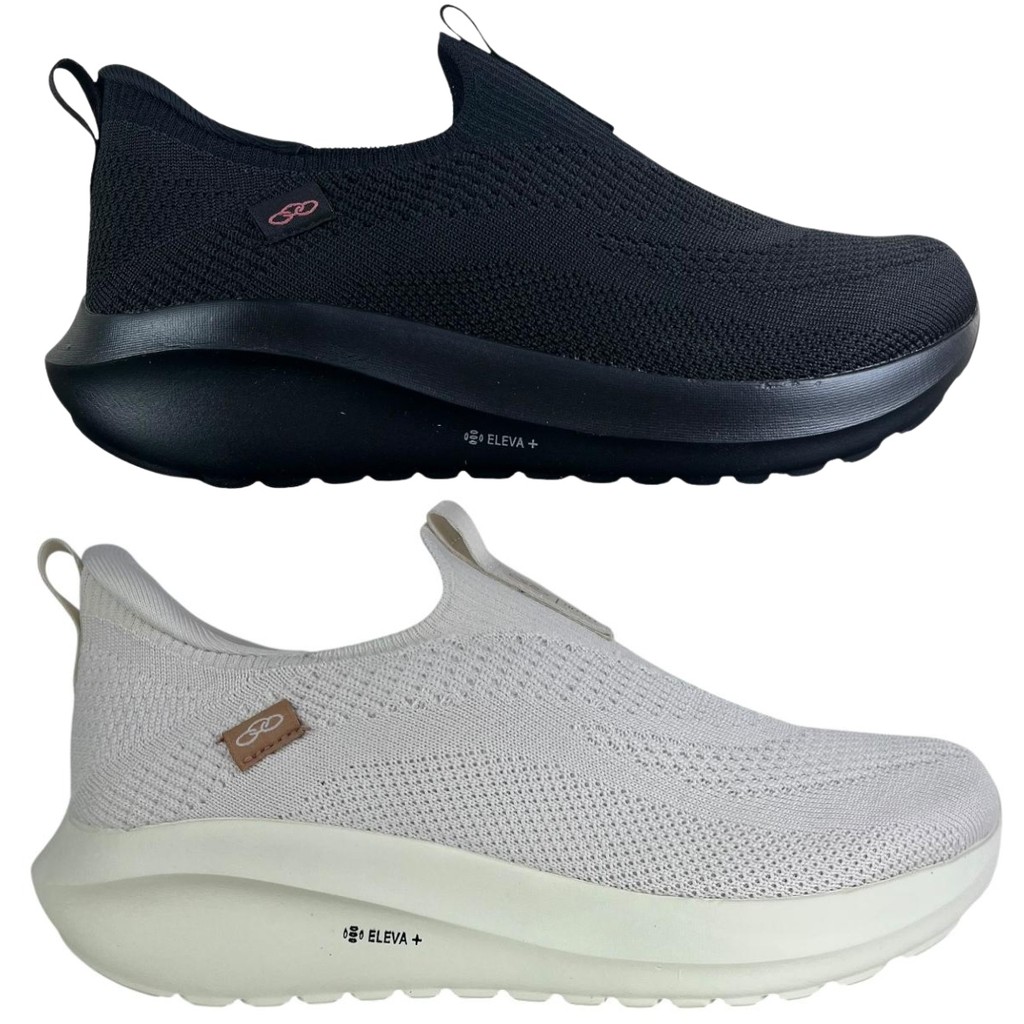 Tênis Olympikus Intuit Feminino Original Calce Fácil Eleva+ Conforto Knit em Oferta na Shopee