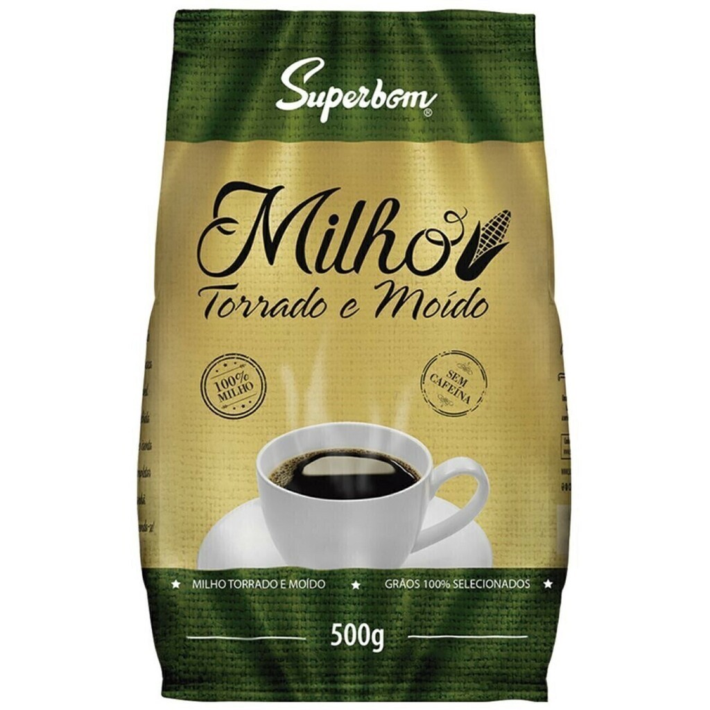 KIT 6 SUPERBOM CAFE MILHO TORRADO MOIDO 500G em Oferta na Shopee