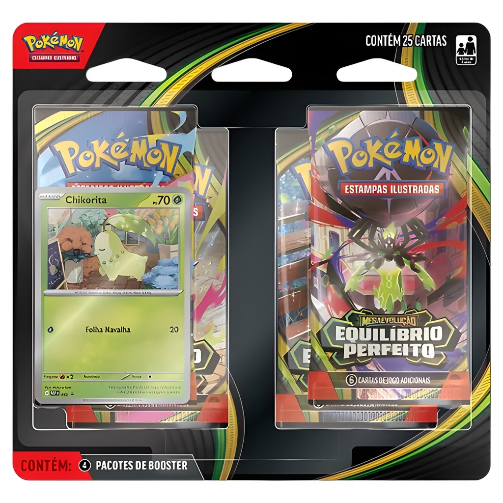 Pacotes de Booster Equilíbrio Perfeito Mega Evolução - Copag