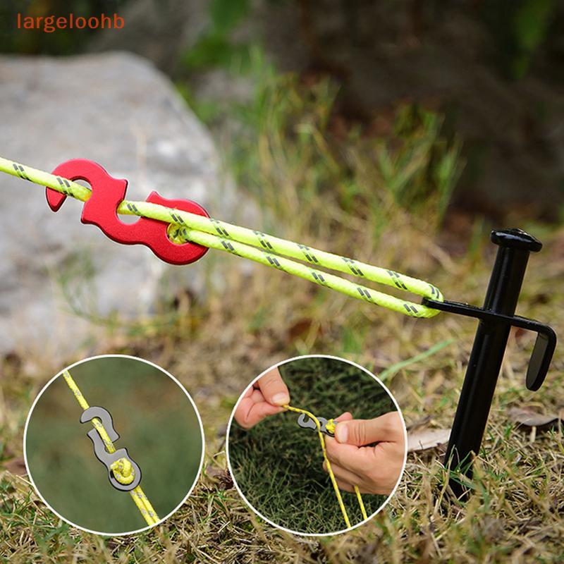 [largeloohb] 10 Peças De Cabo Ajustável Para Barraca De Acampamento Corda Bule S Tipo Kit De Fixação De Tensores Barraca