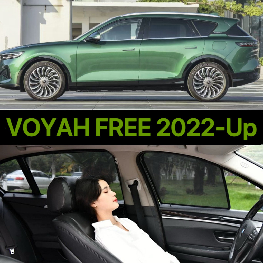 Pára-Sol Magnético Para Janela De Carro , VOYAH Grátis 2024-Up , Cortinas Malha Anti-Mosquito , Proteção UV