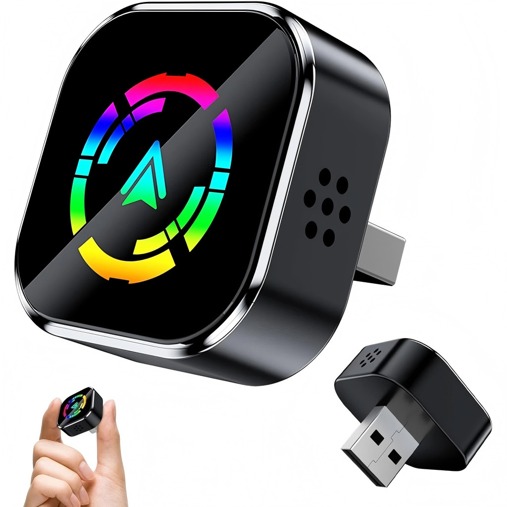 Adaptador CarPlay 2 Em 1 Com Fio Para plug and play Automático Sem E Android