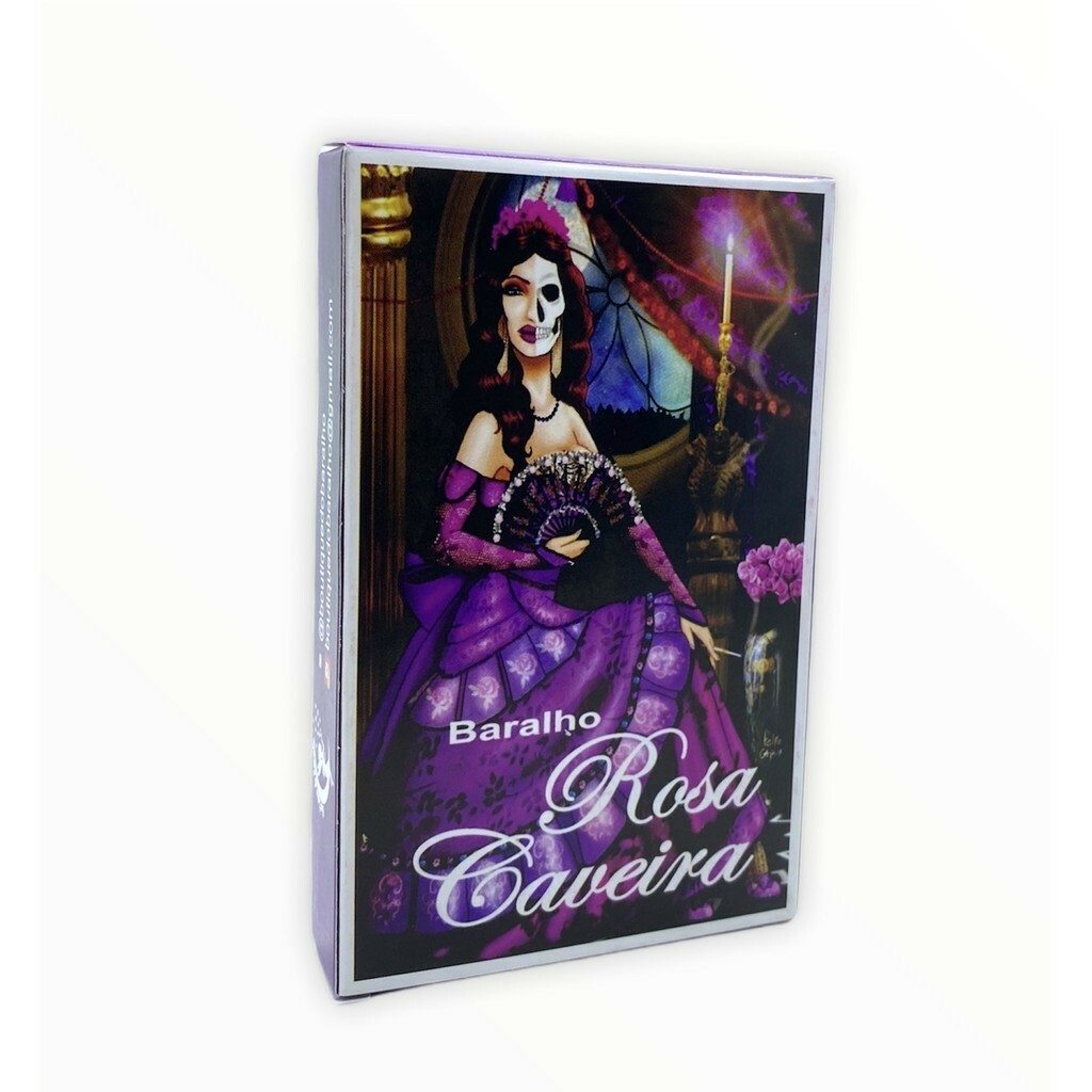 Baralho Cigano Rosa Caveira com 36 cartas
