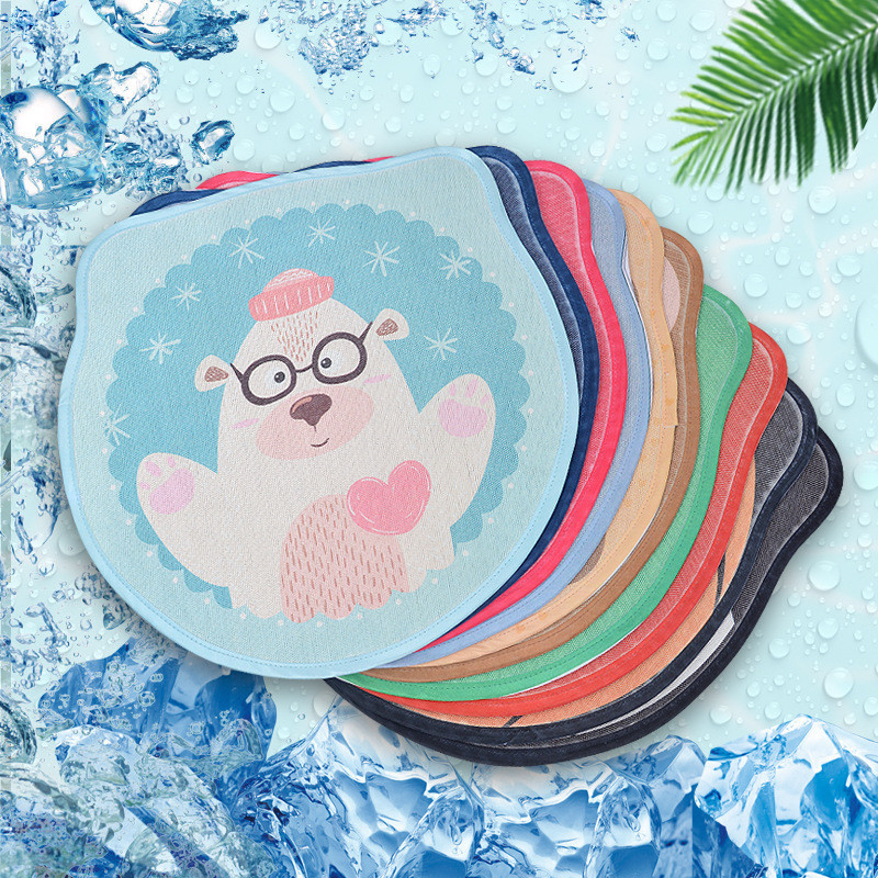 2026 novo estilo almofada de escritório verão gelo seda dos desenhos animados impresso almofada do carro quatro estações