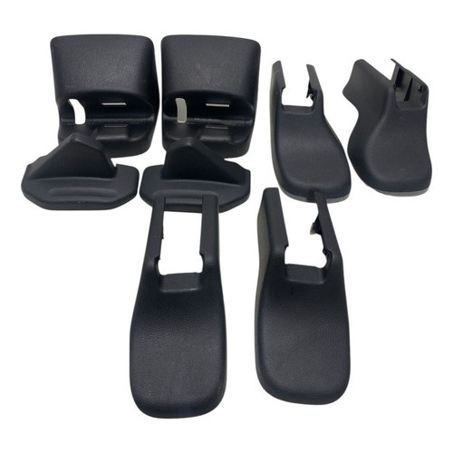Jogo Moldura Trilho Banco Honda Hr-v 2024 Preto