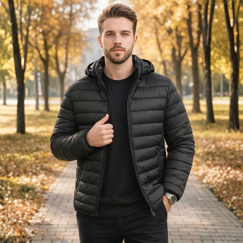 Jaqueta Puffer Bobojaco Corta Vento Nylon Masculino Gominho