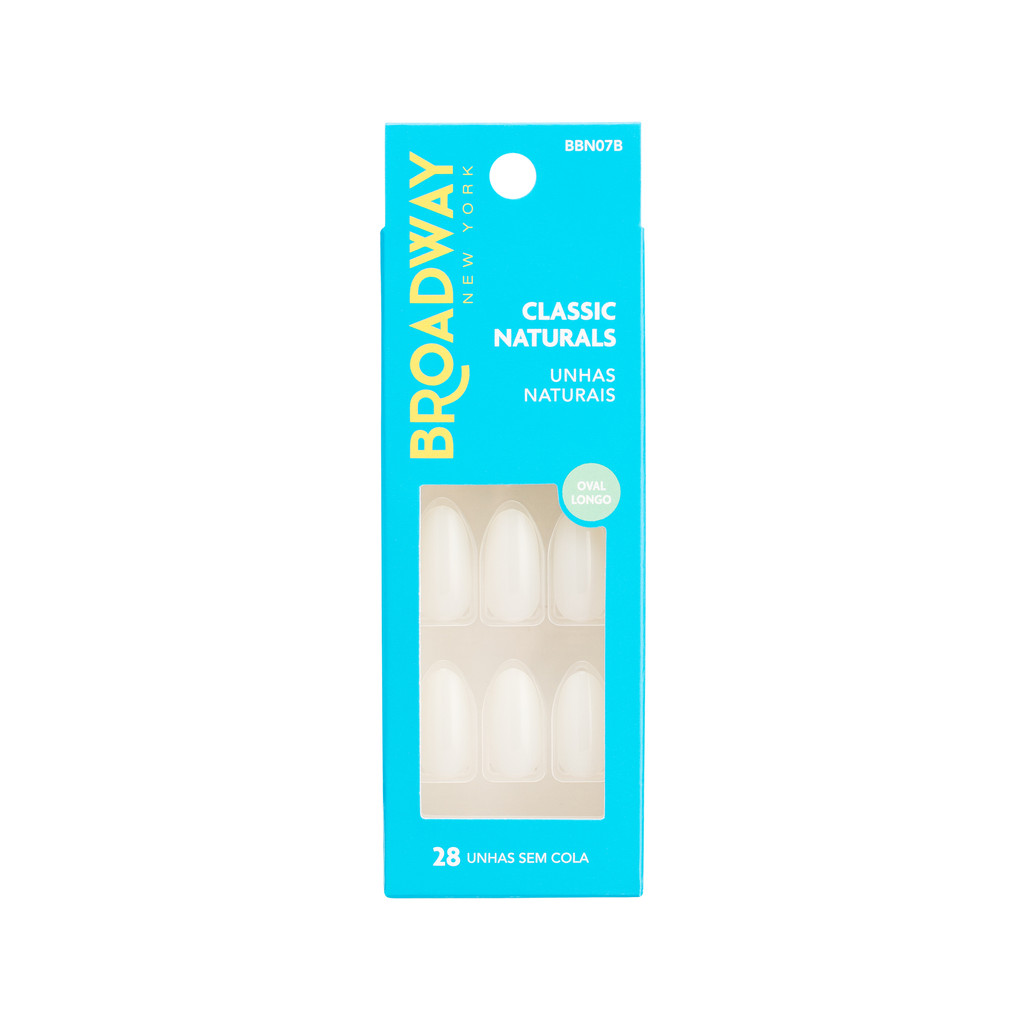Unha Natural Oval Longo - Broadway New York