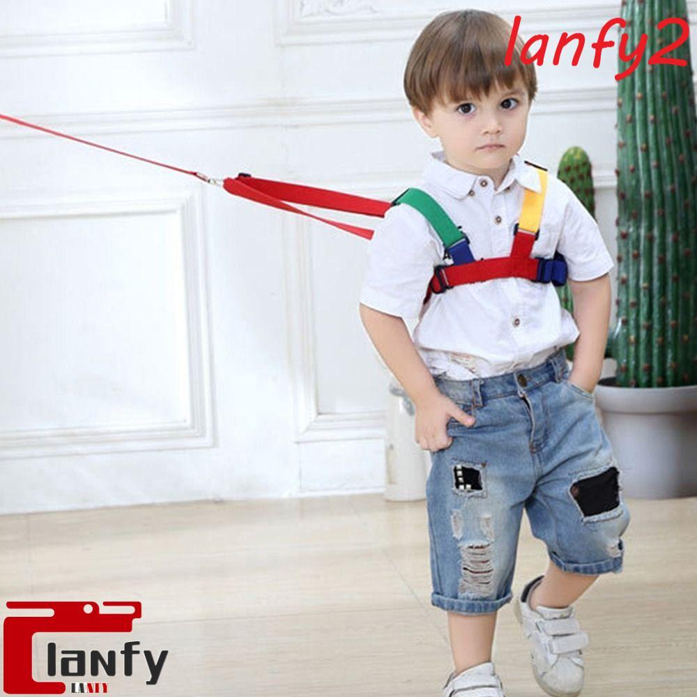 LANFY Baby Walker Ajudante De Segurança Respirável Prevenção De Perdas De Viagem Prático Cinto Longo Trelas Infantis
