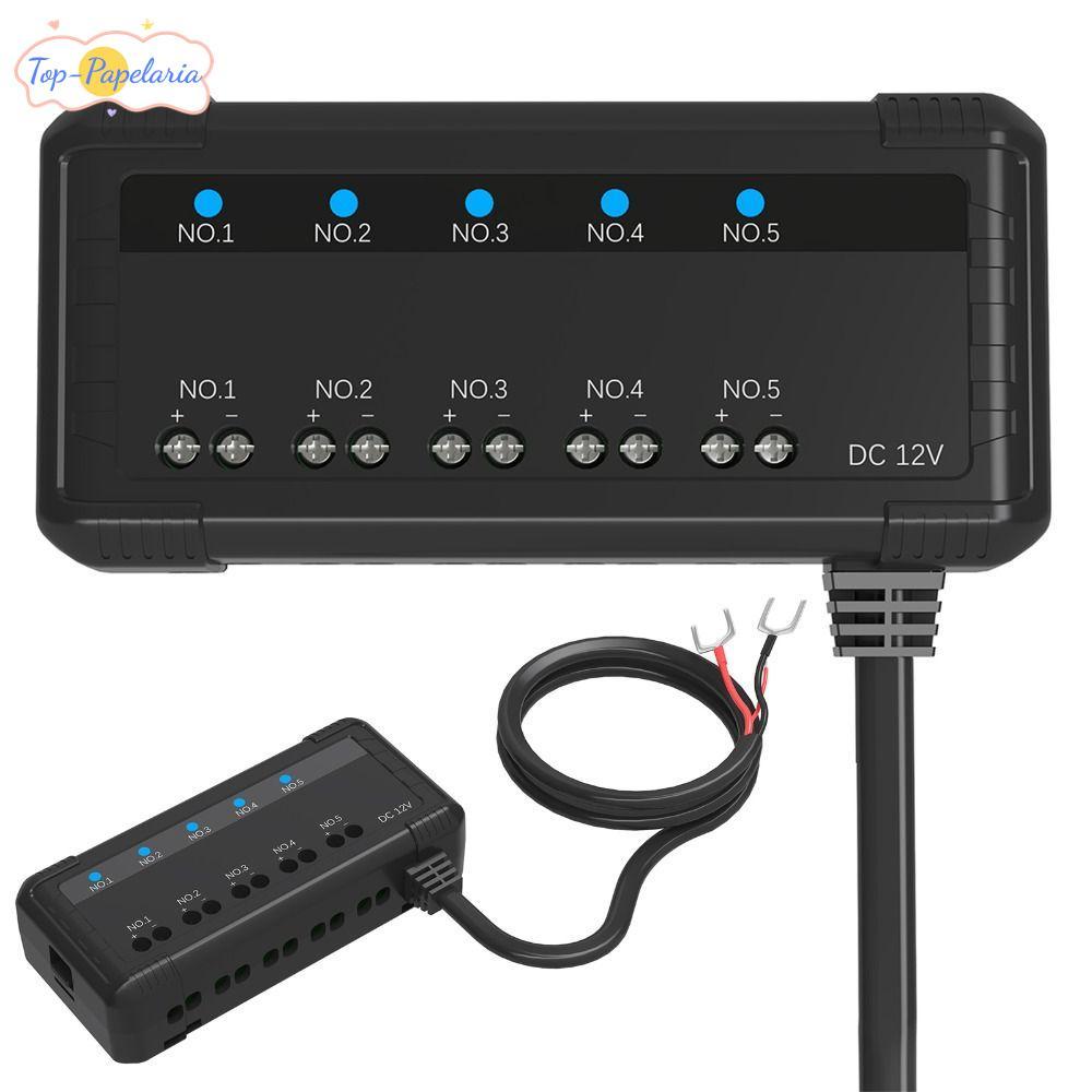 Bloco De Fusíveis Perfumado De 12V , Caixa De Motocicleta À Prova D'água De 5 Circuitos , Perfil Baixo Para Bicicleta/Au