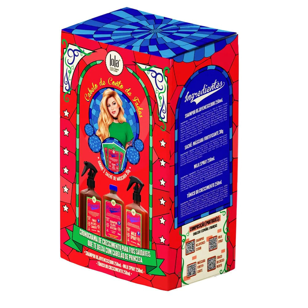 Kit Lola Rapunzel Crescimento Capilar 4 Itens em Oferta na Shopee
