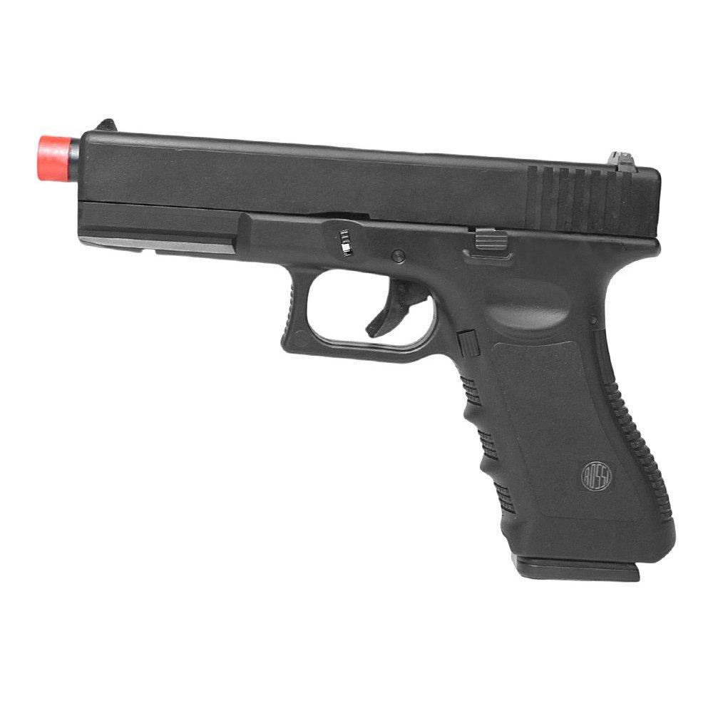 Pistola Airsoft Gás GBB Glock V17 Full Metal Blowback Rossi