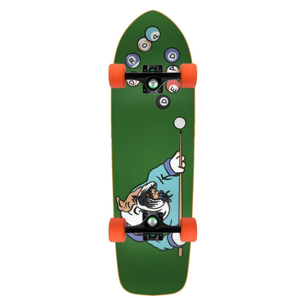 Skate Cruzer Dropdead Bulldog Verde 9.25