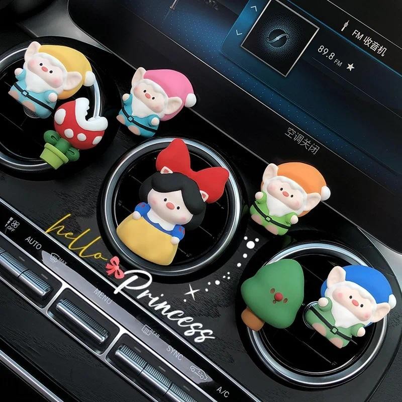 Criativo Anão Carro Perfume Ornamento Saída De Ar Aromaterapia Fragrância Decoração Acessórios Interior Para Mulher Novo