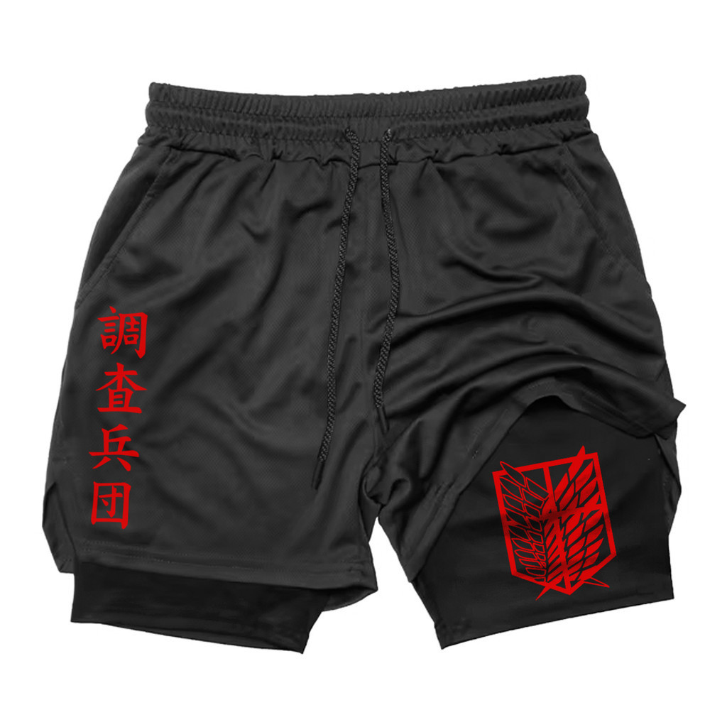 Short 2 em 1 Masculino Proteção UV e Compressão Bermuda para Academia e Corrida em Oferta na Shopee