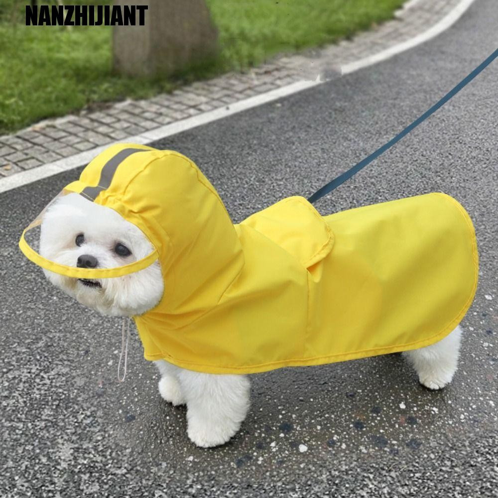 NANZHIJIANT Jaqueta Impermeável Para Animais De Estimação , Capa De Chuva Reflexiva À Prova D'água Cães , Macacão Ajustá