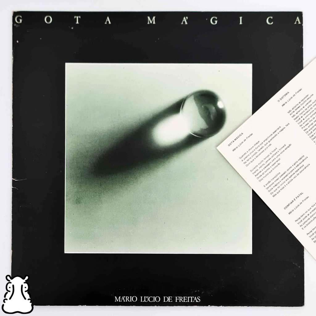 LP Mário Lúcio Freitas Gota Mágica Vinil 1981 Encarte - Hm