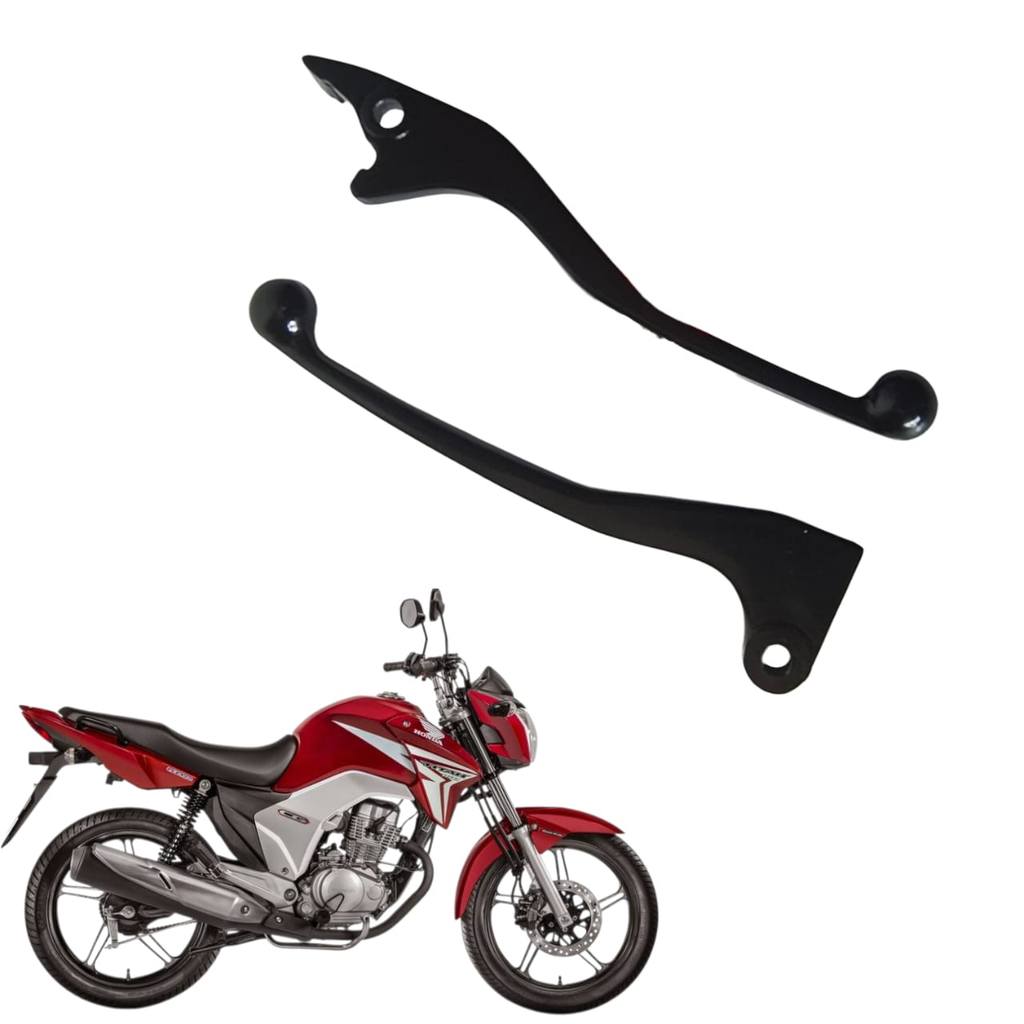 Manete Honda Titan Fan Preta Freio a Disco 125 150 160