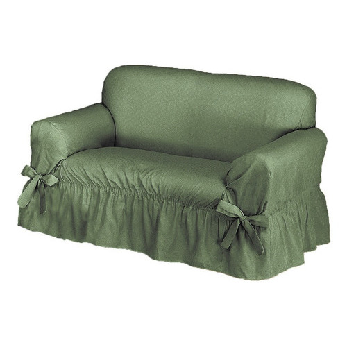 Capa De Sofá 2 Lugares Avulso Gorgurão Maquinetado