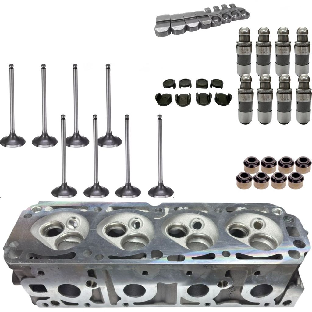 Kit Cabeçote Válvulas Tuchos Balancim Retentor Corsa Meriva Palio Stilo Doblo Siena Strada 1.8 8V