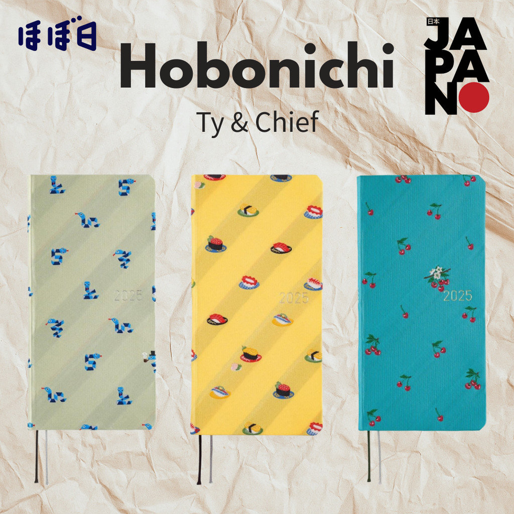 Hobonichi Techo 2025 Weeks Thai & Chief/Snake Toy January Start Weekly Planner Weekly Left Slim Vertical
