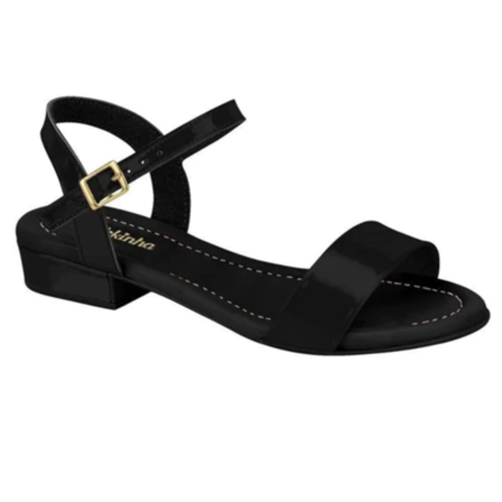 Sandália Molekinha| Salto Baixo Confortável Infantil Feminina Original em Oferta na Shopee