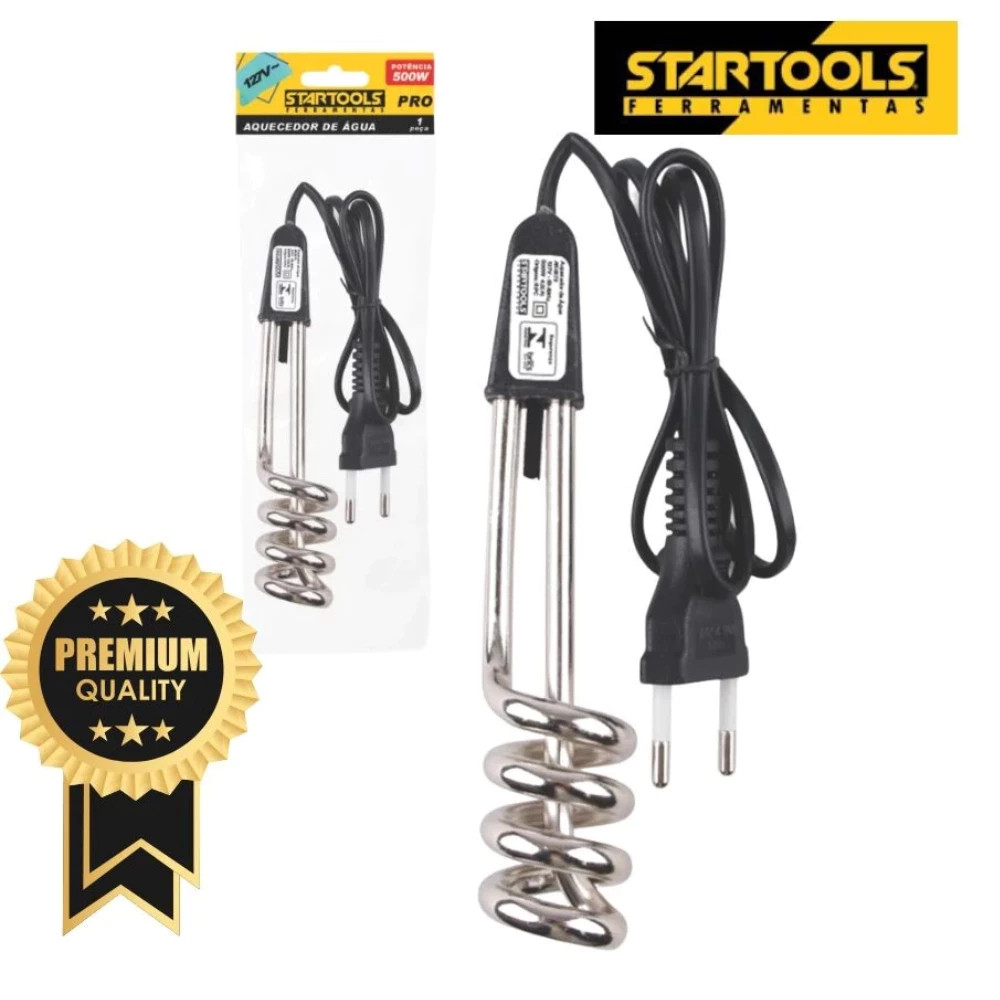 Aquecedor Ebulidor De Água Elétrico Ferve Rápido Portátil Rabo Quente Mergulhão StarTools 127V
