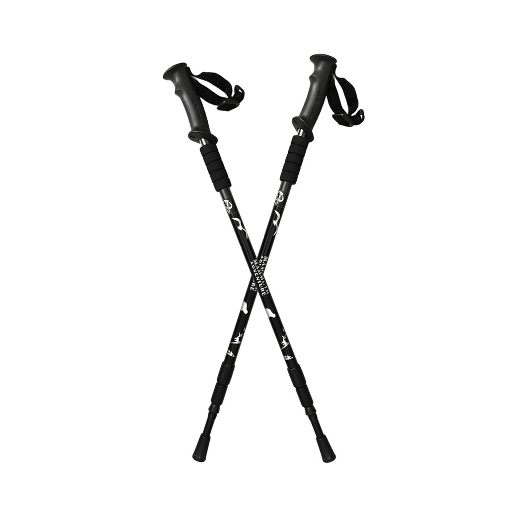 Kit 2 Bastão de Caminhada Trek trail Mammuth Adv Sistema Antishock Trilha Trekking