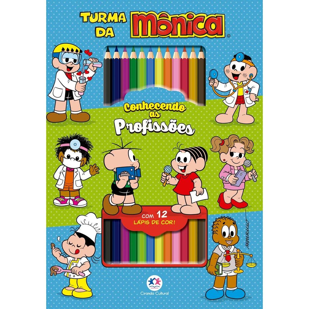 Turma da Mônica - Conhecendo as profissões - Ed. Ciranda Cultural ( p14 )