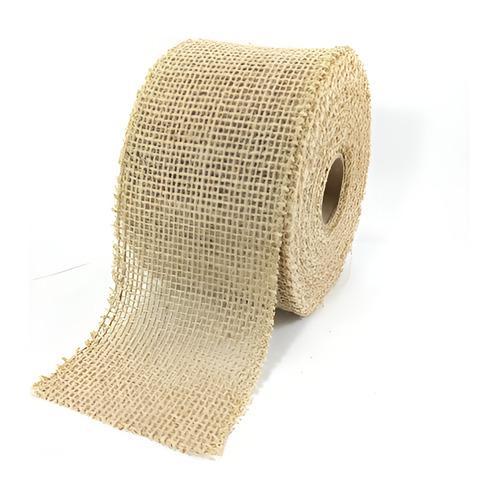 Fita de Juta Natural Trama Fechada com Lurex 80mm x 9,5m Brilho Sofisticado para Laços e Decoração em Oferta na Shopee