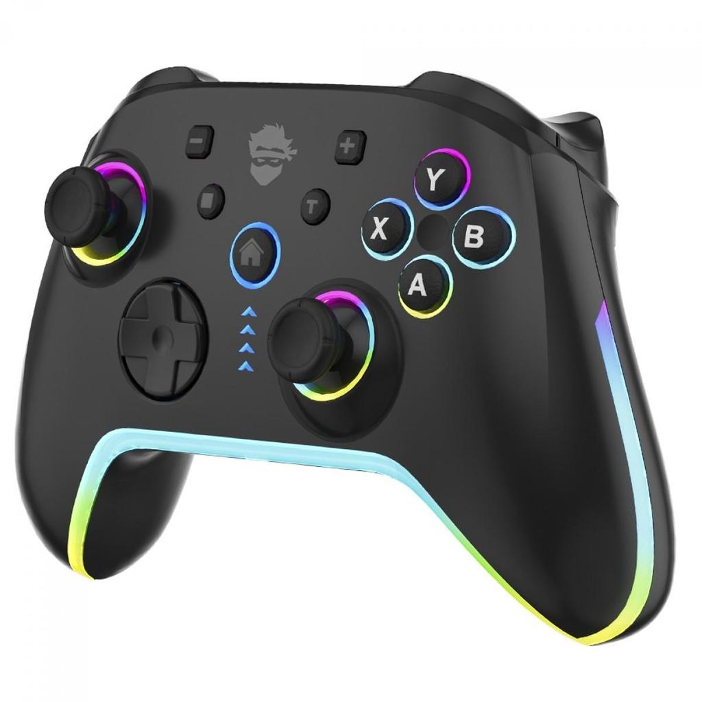 Controle Gamer Ninja Sword V2, RGB, Bluetooth, PC, Android, iOS, Switch, Preto, GN-CT-SWBYNWV2 em Oferta na Shopee