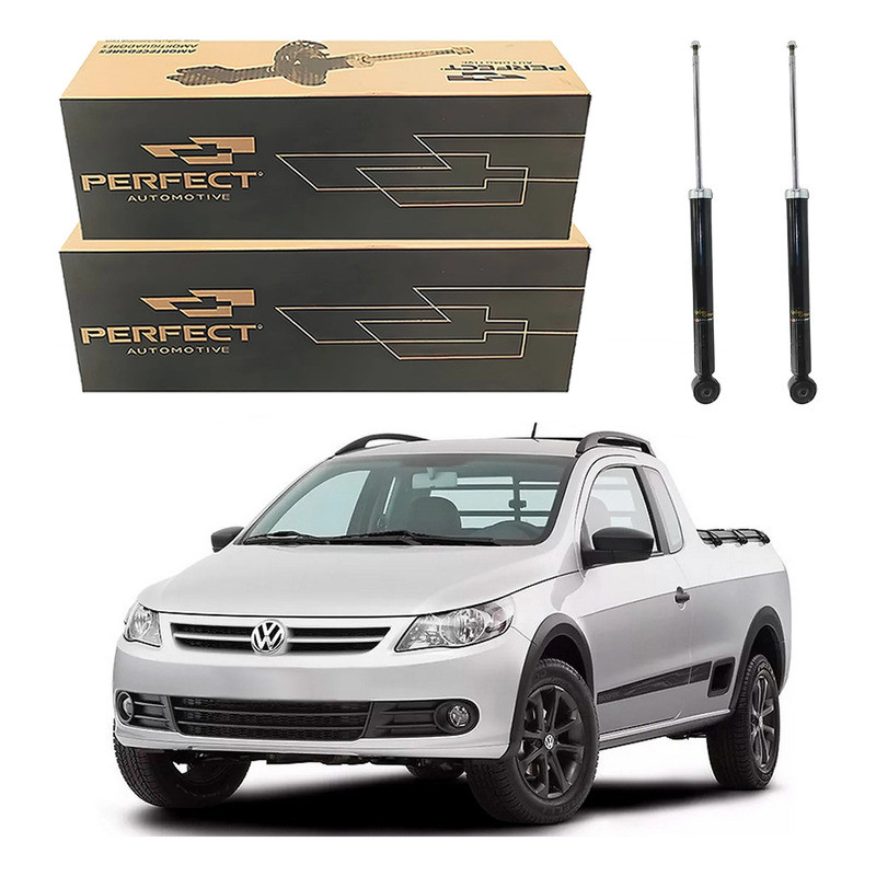 Par Amortecedor Traseiro Saveiro G5 1.6 2009 A 2013