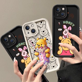 Compatível Para Realme 8 14T 14X 14 Pro Nota 60 60X C75 C75X C73 Caso De Telefone Winnie the Pooh Comer Sorvete Silicone em Oferta na Shopee