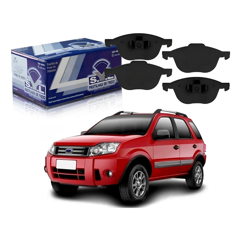 Pastilha Freio Dianteira Ecosport 2.0 Automatica 2009 A 2012