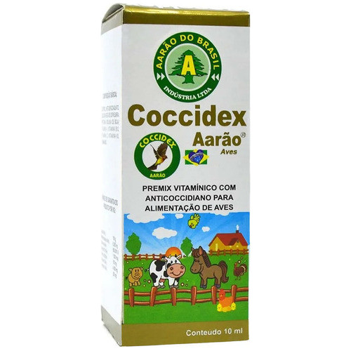 Coccidex Aarão 10ml - p/ Peito Seco em pássaros em Oferta na Shopee