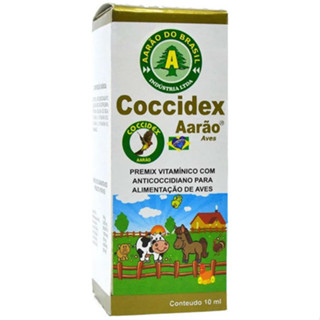 Coccidex Aarão 10ml - p/ Peito Seco em pássaros em Oferta na Shopee