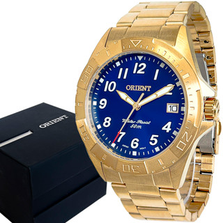 Relógio Orient Masculino Dourado Analógico Original Luxo em Oferta na Shopee