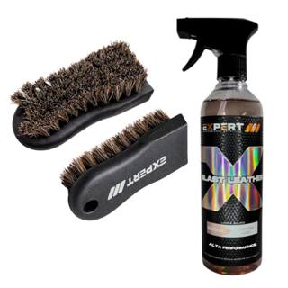 Kit Limpa Couro Automotiva Blast Leather Com Escova Expert em Oferta na Shopee