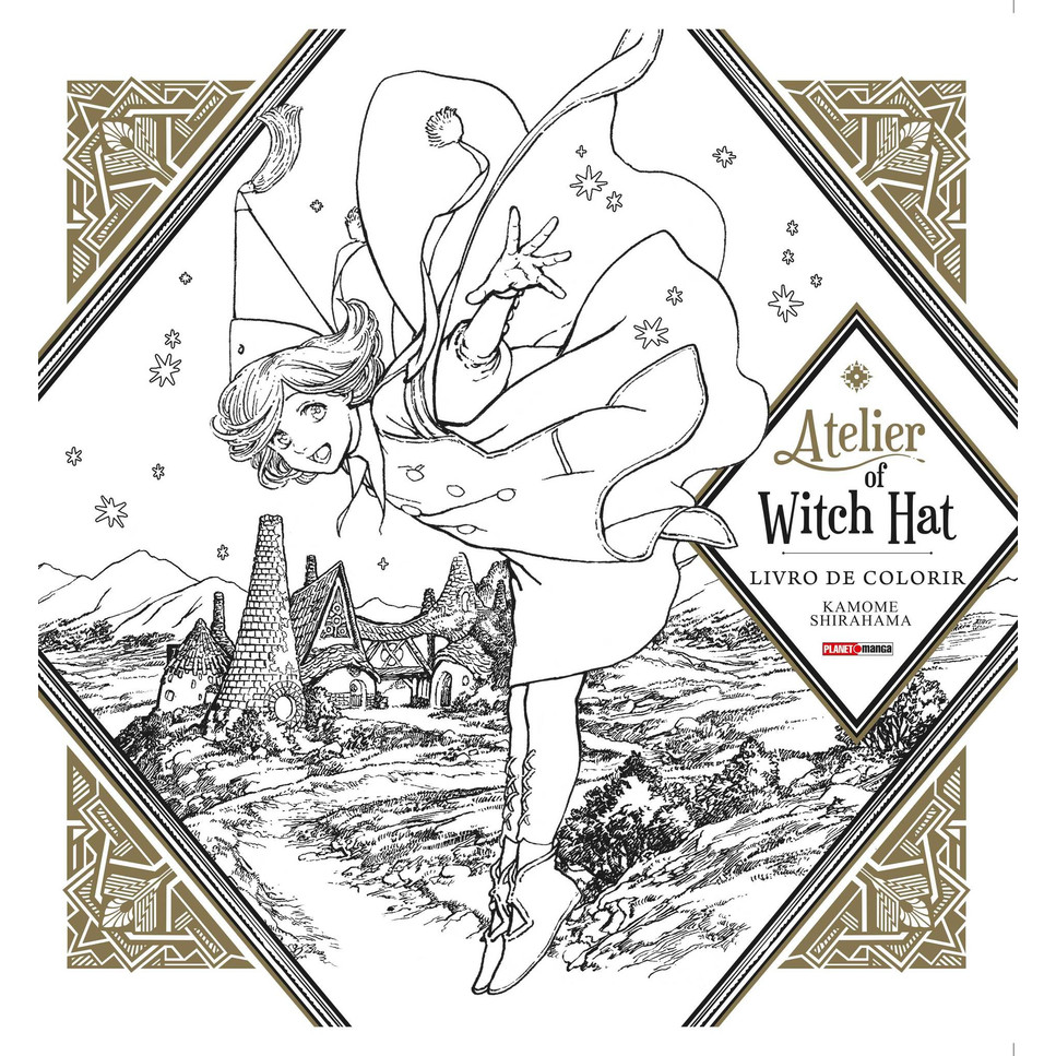 Mangá - Atelier Of Witch Hat - Livro De Colorir - Novo/Lacrado em Oferta na Shopee