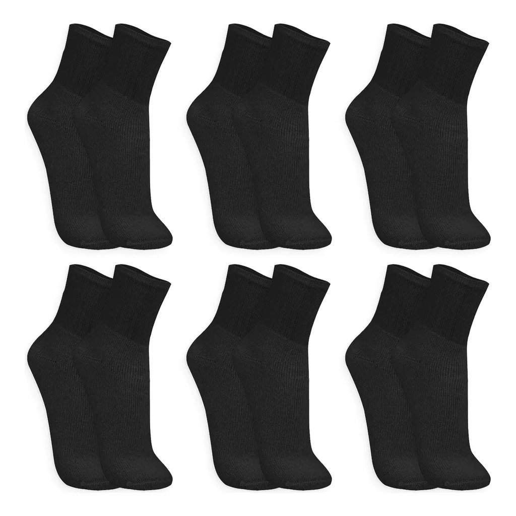 Kit 6 Pares de Meia Cano Médio Trifil Atoalhada Original em Oferta na Shopee