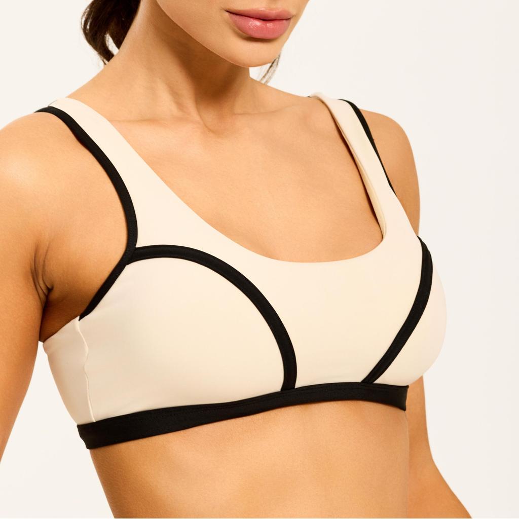 Top Cosmo Soft Beige Poliamida Com Bojo · foto 2