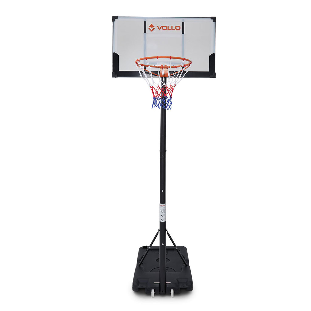 Tabela Basquete Portátil Ajustável Até 3,05m Aro 45cm Vollo