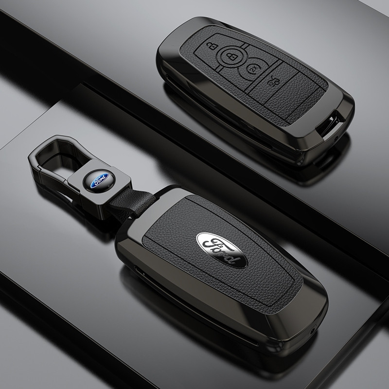 O Estojo Para Chave De Carro Em Liga De Zinco É Adequado Ford Mondeo Sharp World Mustang Explorer Raposa Lexus Tiger Han